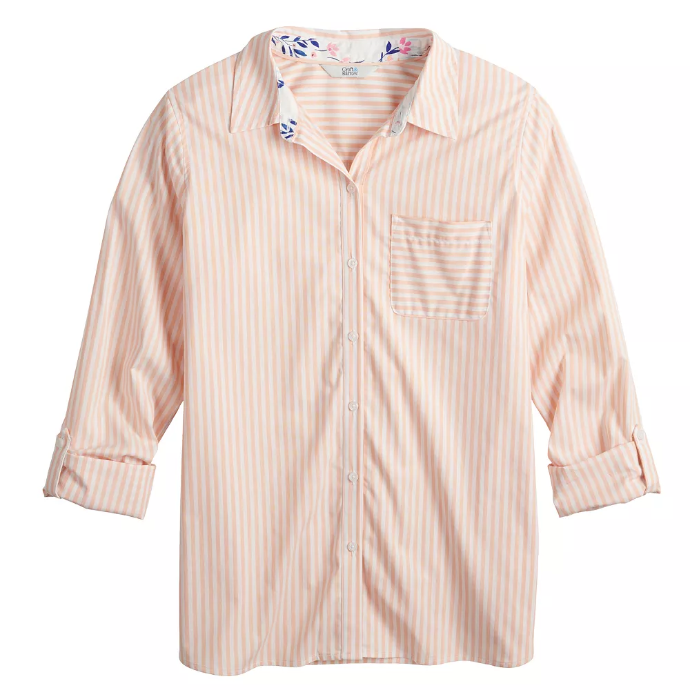 Women's Croft & Barrow® Essential Comfort Stretch Shirt - Image 6