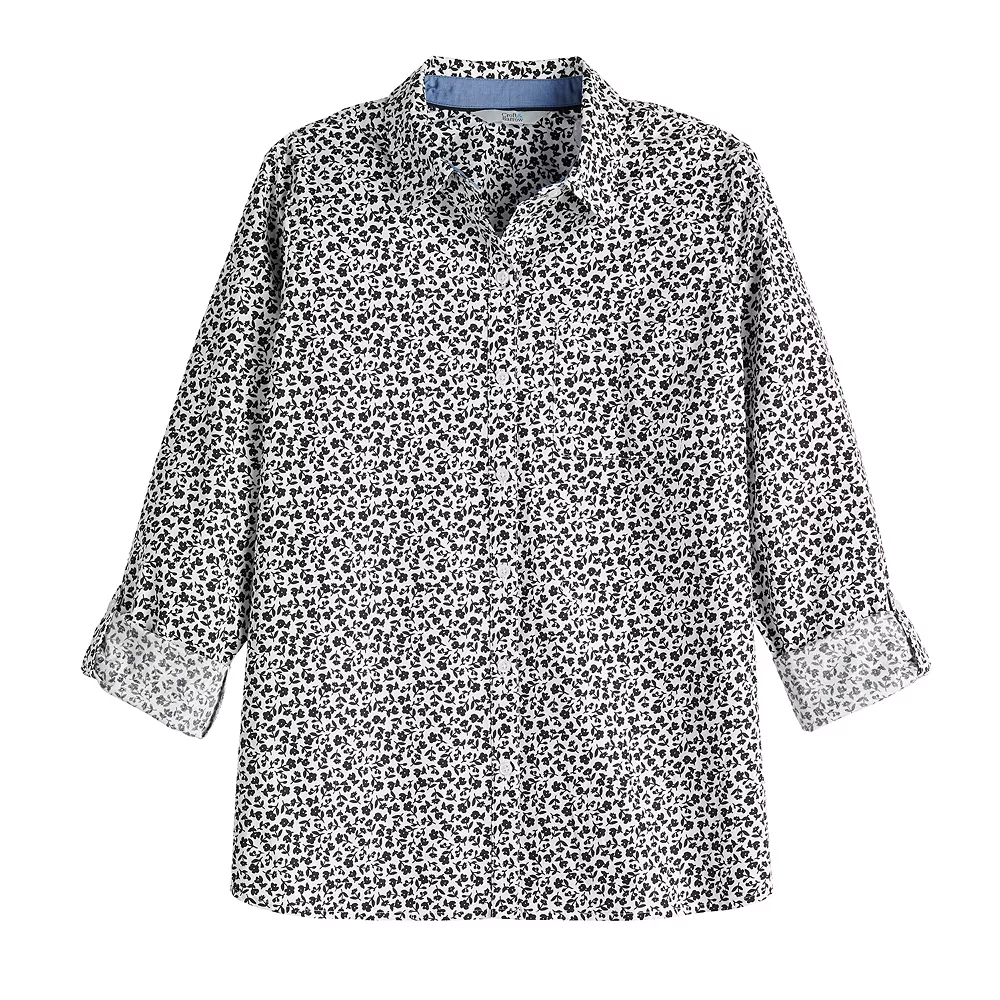 Women's Croft & Barrow® Essential Comfort Stretch Shirt - Image 4