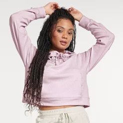 Women's FLX Waffle Crop Hoodie