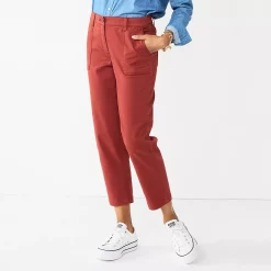 Women's Croft & Barrow® Utility Ankle Pants