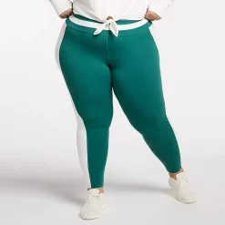 Plus Size FLX Affirmation Colorblock High-Waisted 7/8 Leggings
