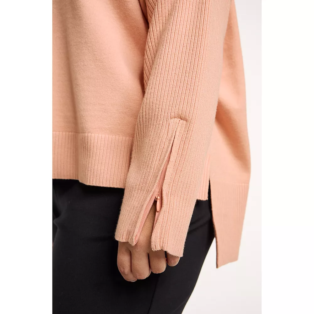 Plus Size FLX Hooded High-Low Sweater - Image 6