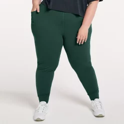 Plus Size FLX Affirmation High-Waisted Jogger Pants with Side Pockets