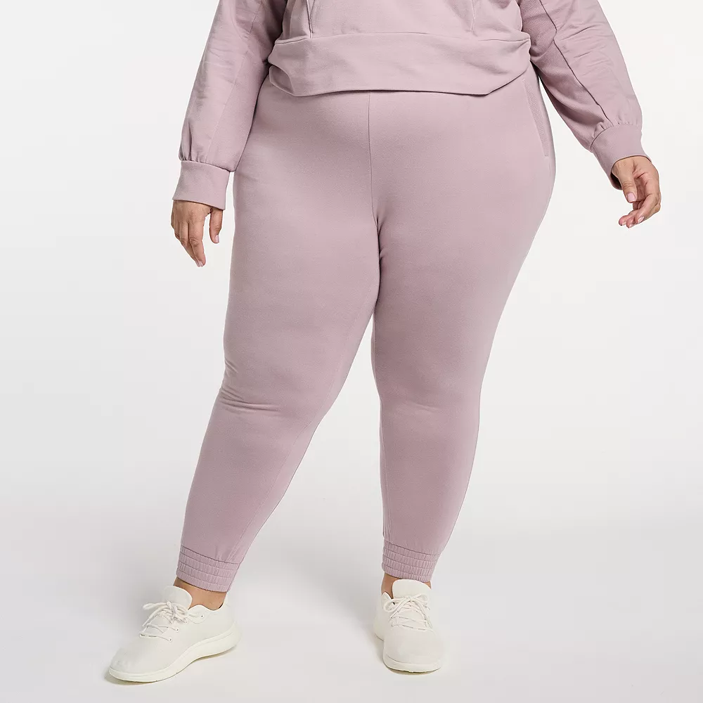 Plus Size FLX Paperbag High-Waisted Sweatpants